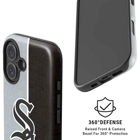 MLB Chicago White Sox Split iPhone 16 Plus Magsafe Impact Case